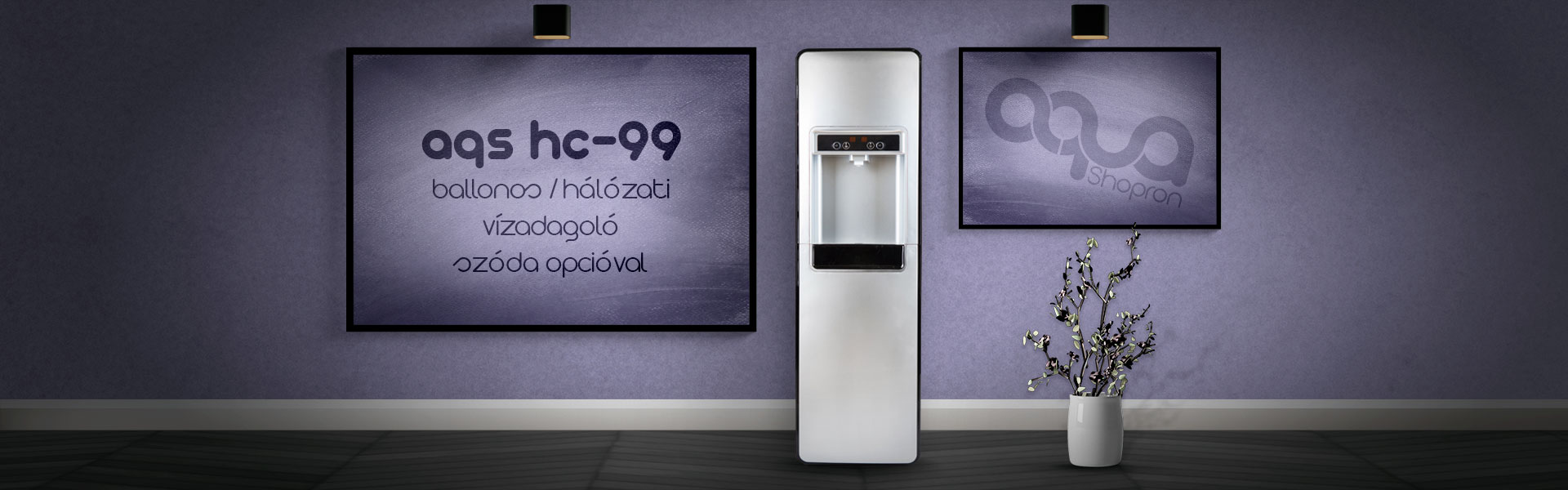 AQS HC-99 ballonos/ hálózati vízadagoló szóda opcióval