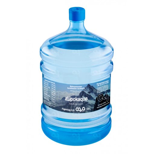 Alpokaqua eredendően lúgos kémhatású ásványvíz – 19 liter